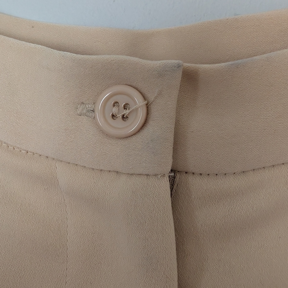 Ashro Cropped Drapy Lined Pull On Elastic Waist Pants Size 14 - Picture 8 of 10